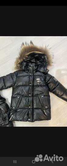 Karl lagerfeld зимний костюм