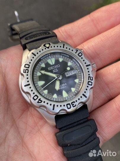 Часы мужские seiko ags scuba diver винтаж