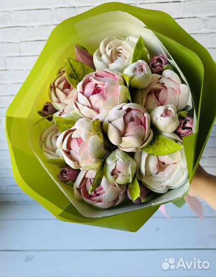 Букеты из зефира