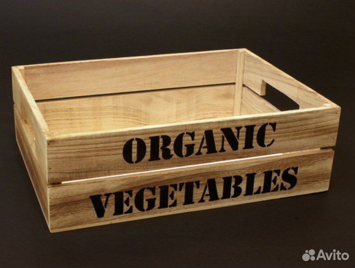 Деревянный ящик для хранения