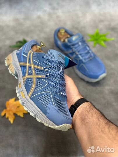 Кроссовки Asics синие размер 42