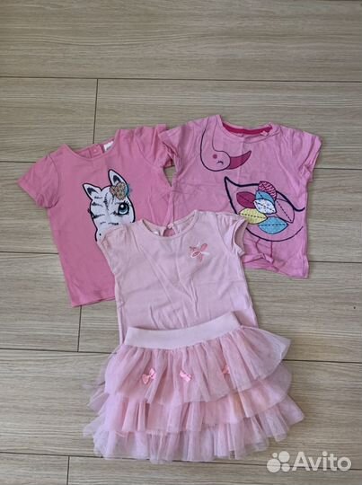 Пакет одежды на девочку от 1-2 лет