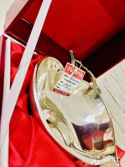 Серебро Вазочка для конфет, печенья, Варенья - Нов