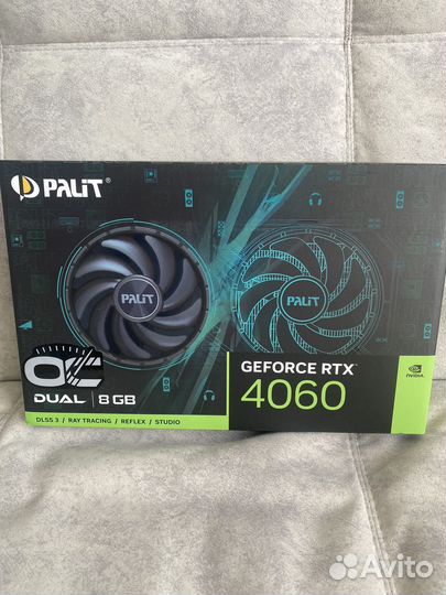 Видеокарта rtx 4060 8gb dual OC palit