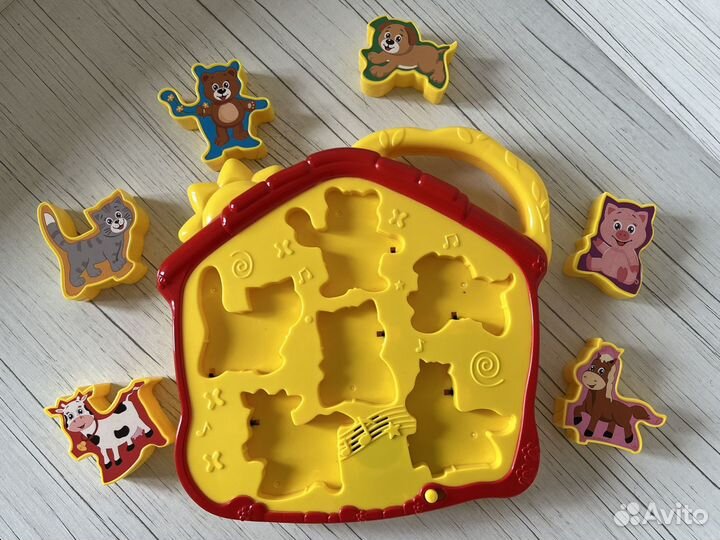 Сортер домик музыкальный