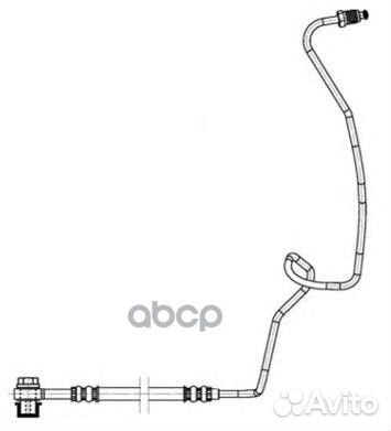 Шланг тормозной зад лев PHD941 TRW