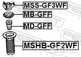 Опора переднего амортизатора mssgf3WF Febest