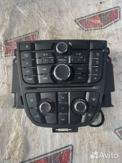 Блок управления магнитолой CD400plus Опель Астра J