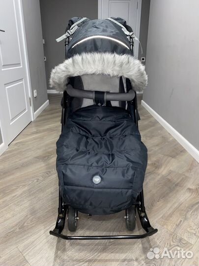 Бронь Санки-коляска с мехом Ника Детям 7-5SK