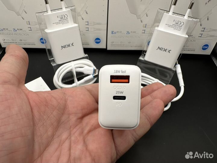 Комплект быстрой зарядки iPhone гарантия 6 месяцев