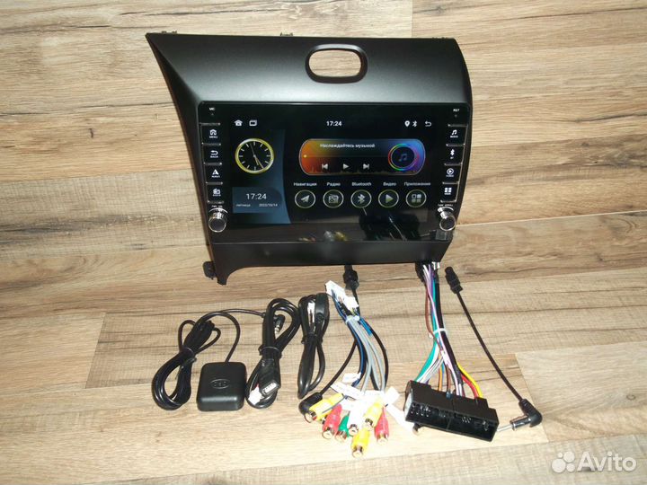 Магнитола Kia Cerato Android физические кнопки