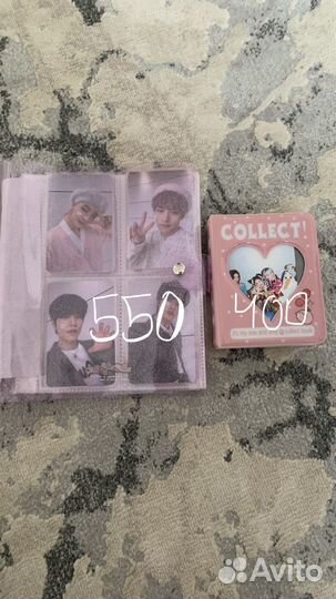 Биндер для карт/фотоальбом/stray kids/black pink