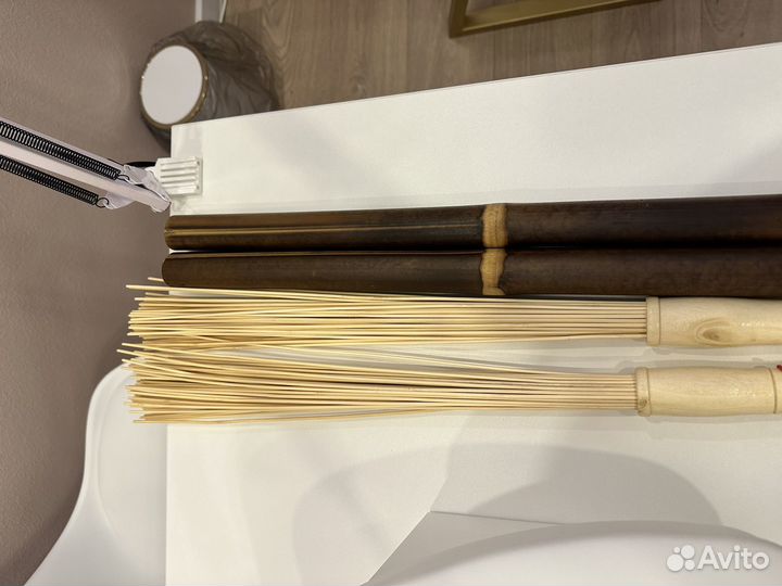 Бамбуковые палки и веники