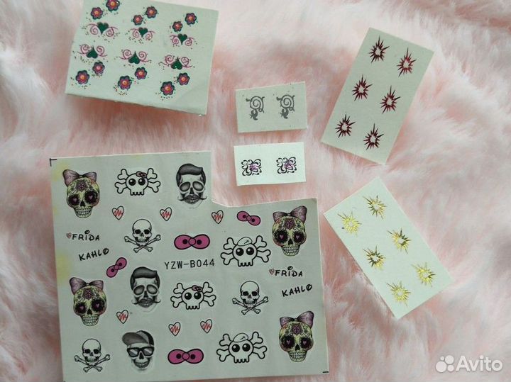 Глиттер, блестки, стразы (пакетом)