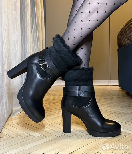 Ботильоны чёрные