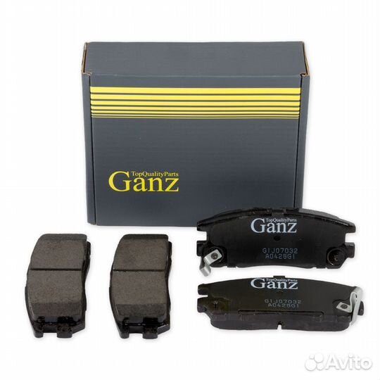 Колодки задние great wall Hover/opel FronA/B ganz