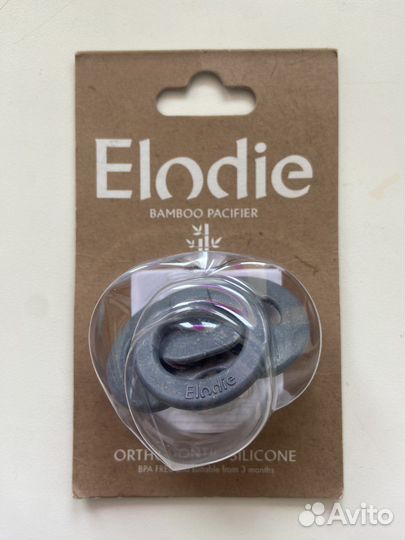 Пустышка и клипса Elodie tender blue