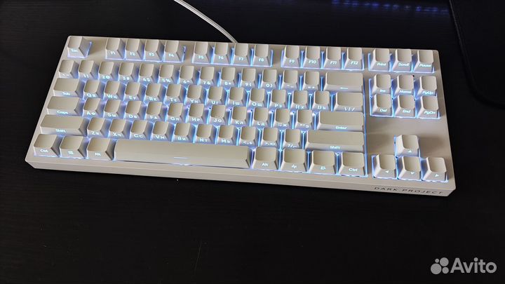 Оптомеханическая клавиатура dark project kd87a