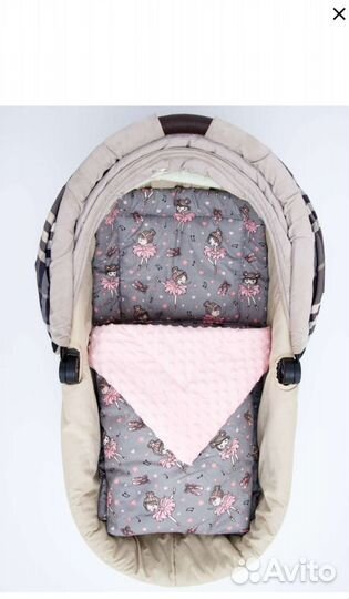 Комплект в коляску. Одеяло, подушка,матрасик