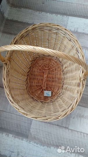 Корзина плетеная большая