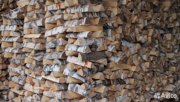 Дрова березовые колотые