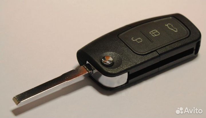 Новый ключ зажигания Форд Фокус 2 (+Прописывание)