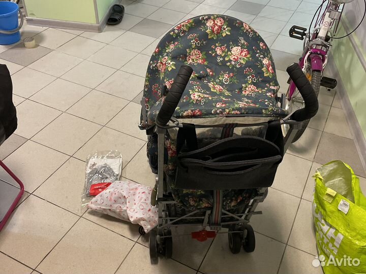 Коляска maclaren triumph трость