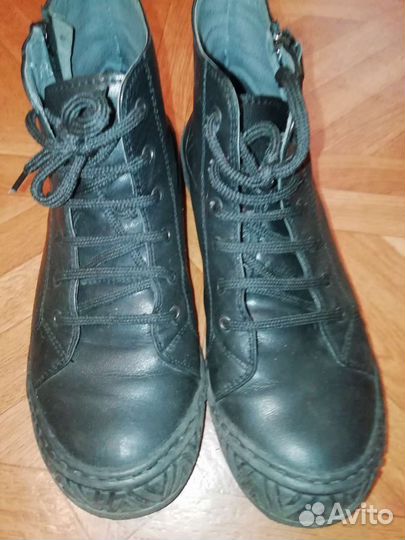 Ботинки кожа кеды 37р