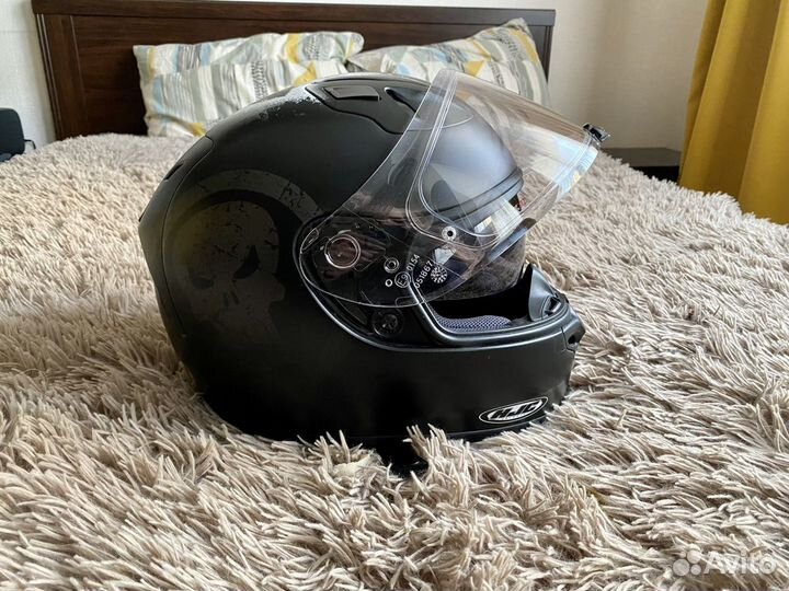 Шлем с черепом интеграл HJC FG-ST Punisher Marvel