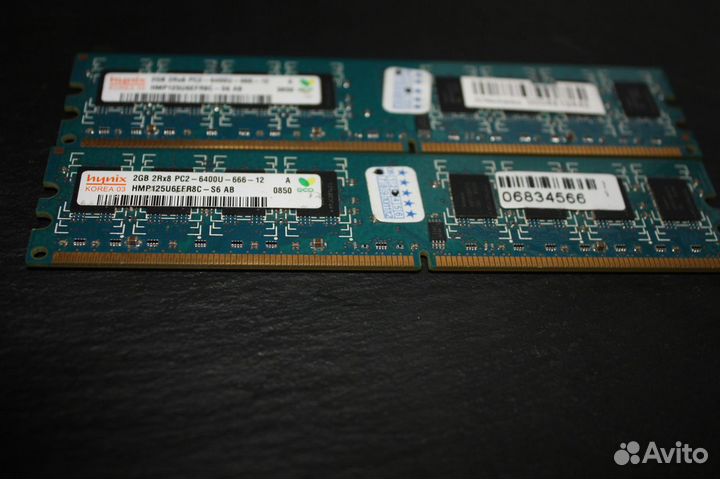 Оперативная память DDR, DDR2