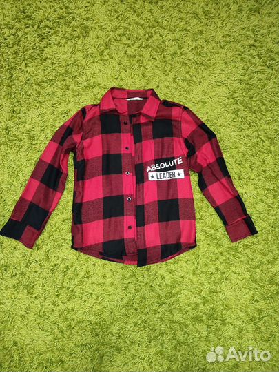 Рубашка на мальчика 140 и 158размер