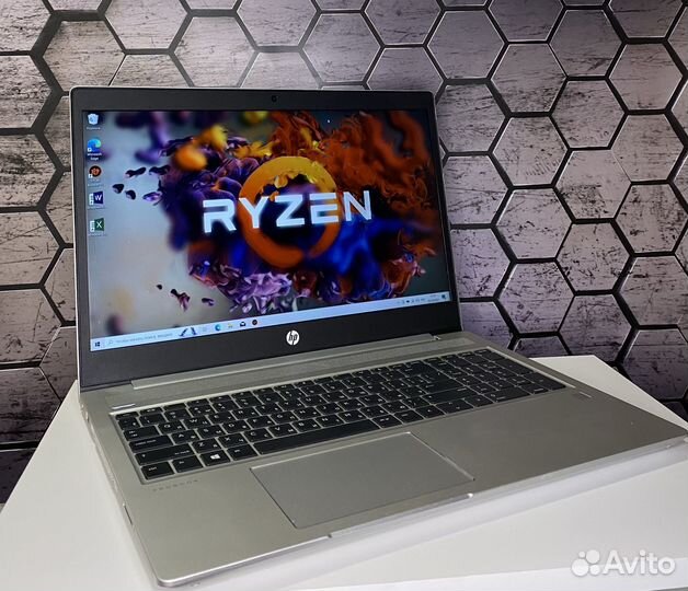 Мощный HP ноутбук Ryzen 5 3500U, Vega 8, SSD
