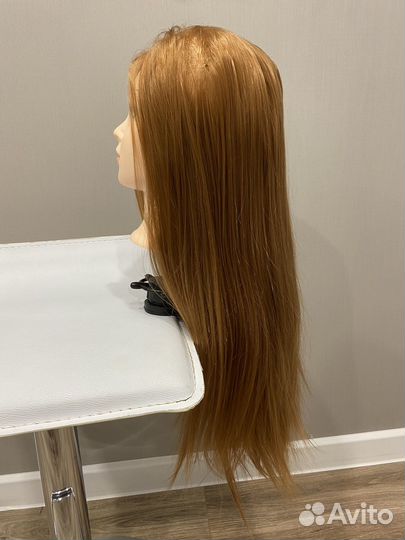 Манекен голова для причесок с волосами