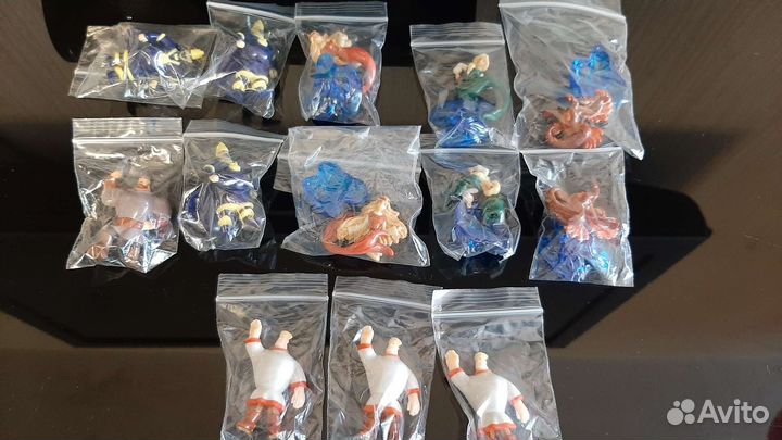Фигурки киндер три богатыря единички