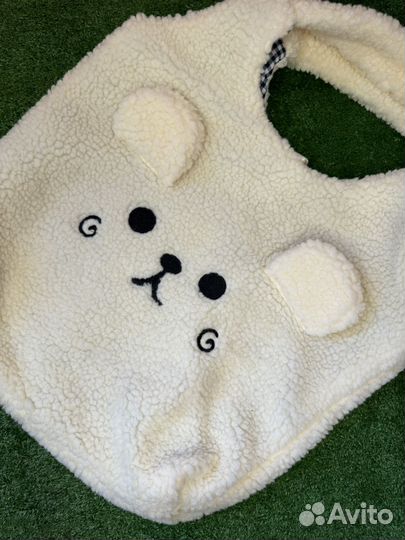 Сумка шопер плюшевый