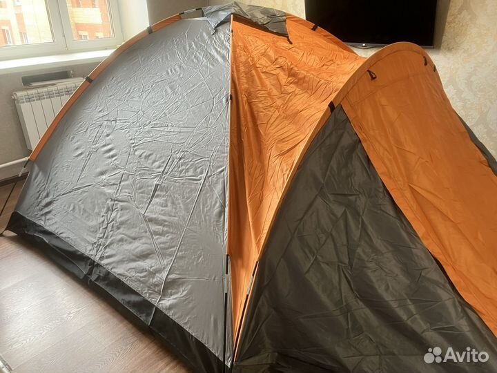 Палатка туристическая 4 местная с тамбуром