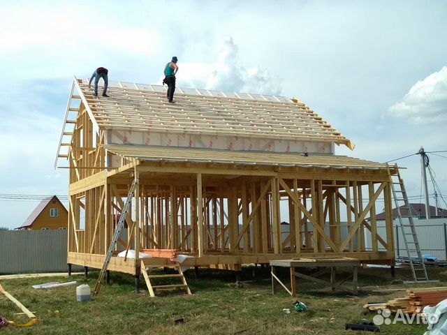 Белореченска каркасные дома кровля