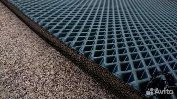 Автоковрики EVA для Mercedes-Benz w123, синего цве