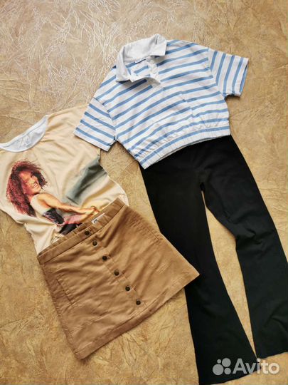 Вещи пакетом на девочку 140 146