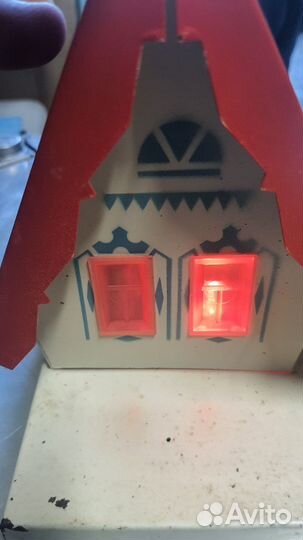 Домик переключатель ёлочных гирлянд СССР