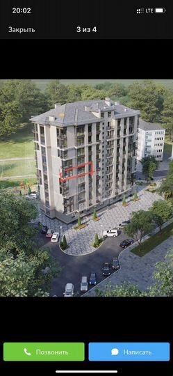 2-к. квартира, 65,7 м², 6/10 эт.