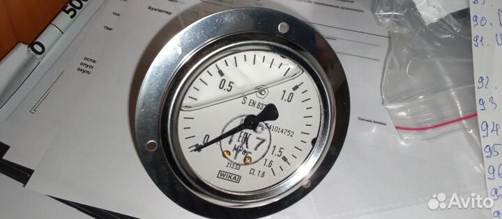 Манометр Wika 213.53.63, 0.1,6 мпа