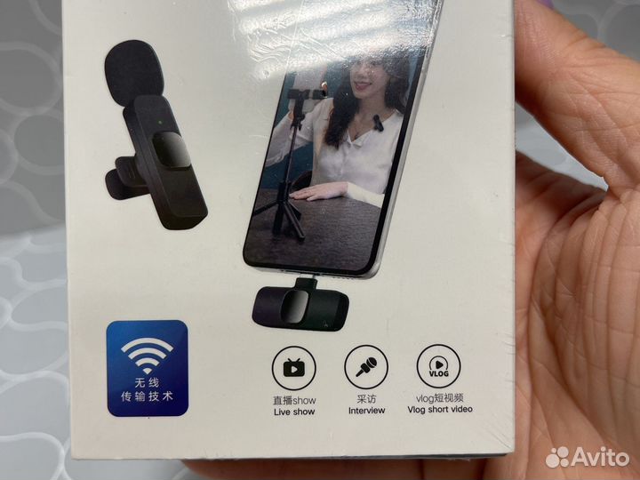 Микрофон петличка беспроводной для iPhone