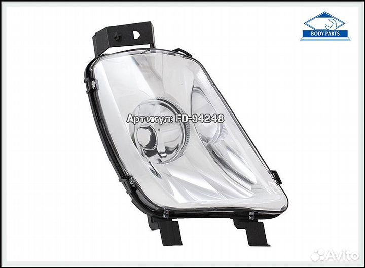 Фара противотуманная правая Peugeot 408