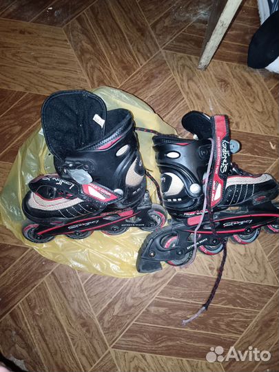 Роликовые коньки детские раздвижные
