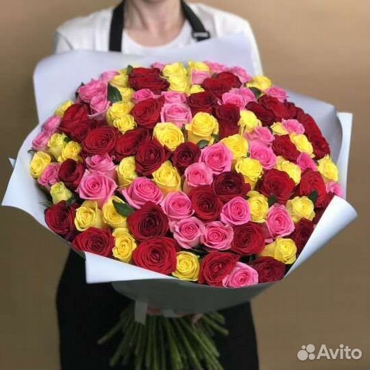 Букет 51 роза 101 роза Армавир Новокубанск