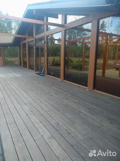 Безрамное остекление домов, беседок, террас