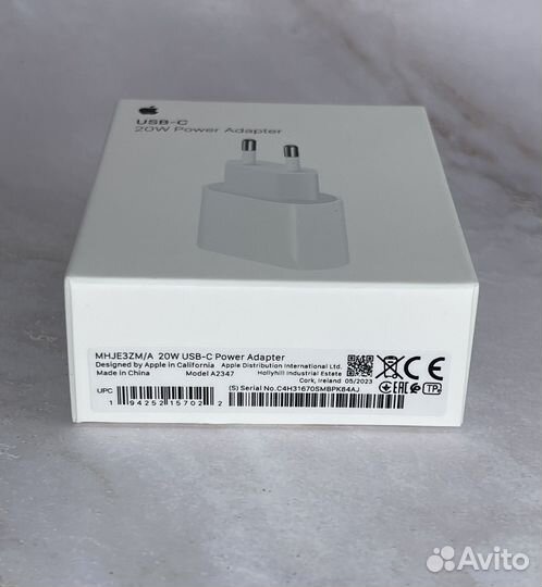 Блок питания Apple 20W USB-C Оригинал(340+отзывов)