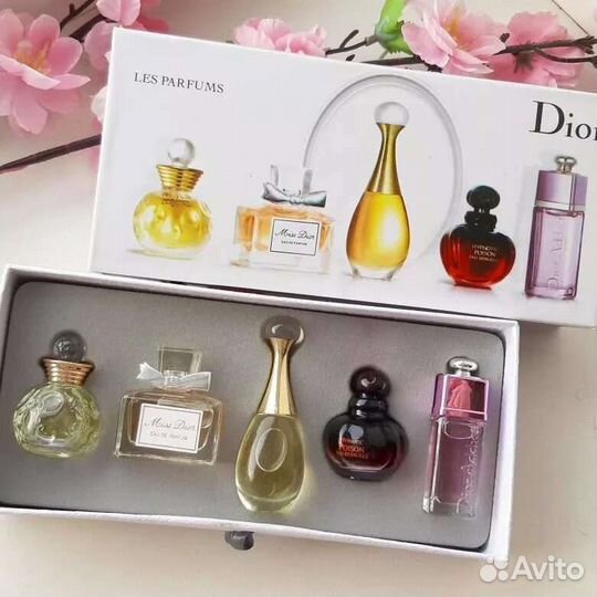 Духи dior 5в1
