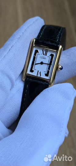 Часы Cartier Tank Vermeil оригинал